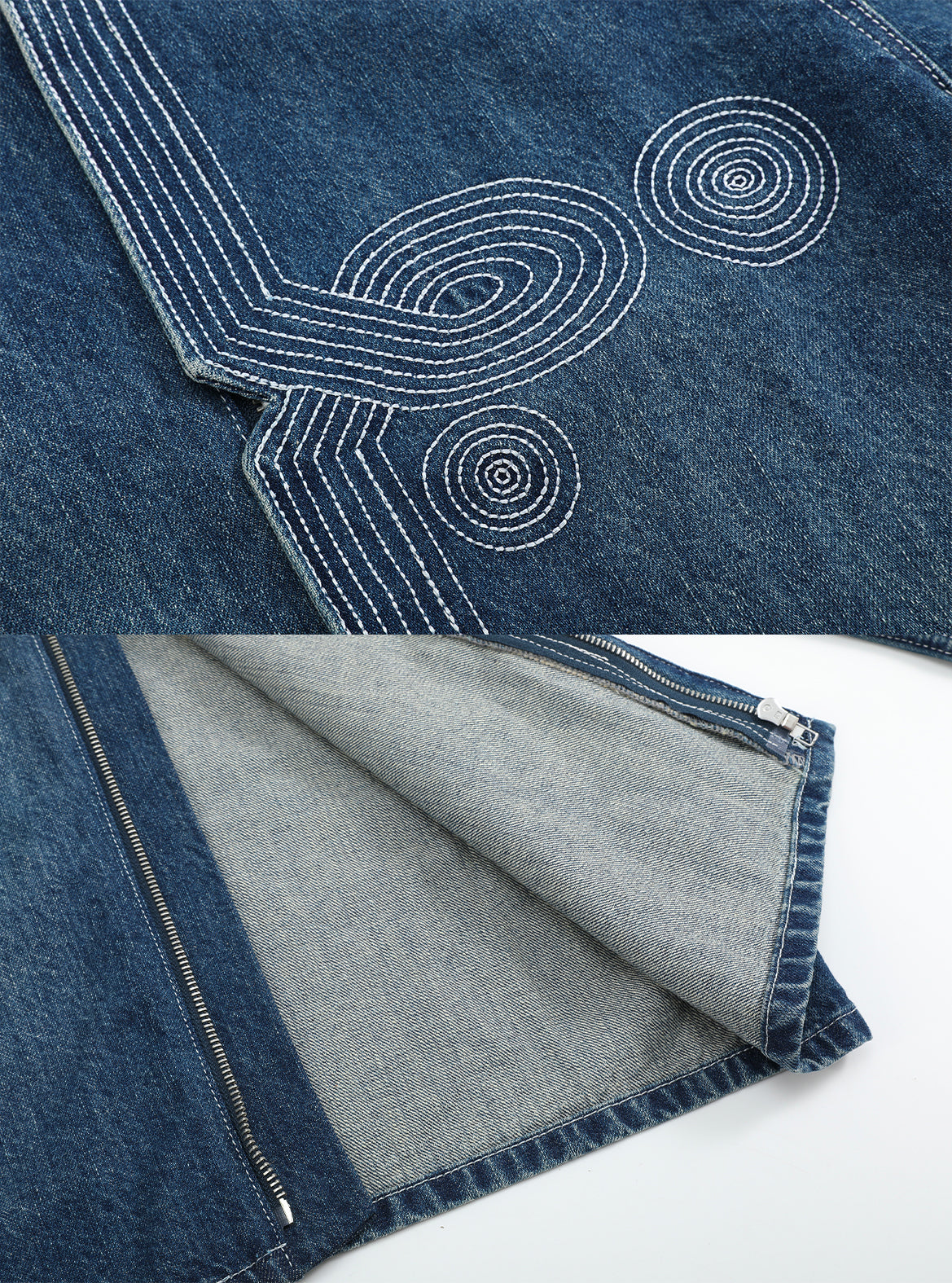 Agdal Geometry Denim