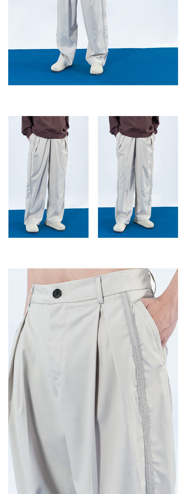 SS23 Splicing Draping Pants