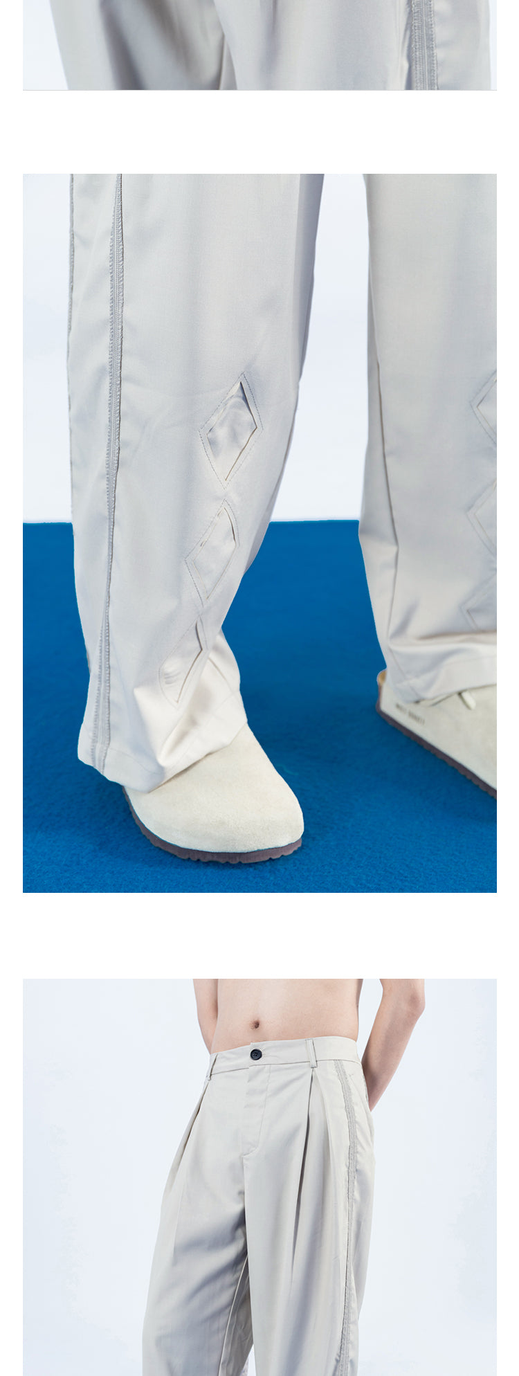 SS23 Splicing Draping Pants