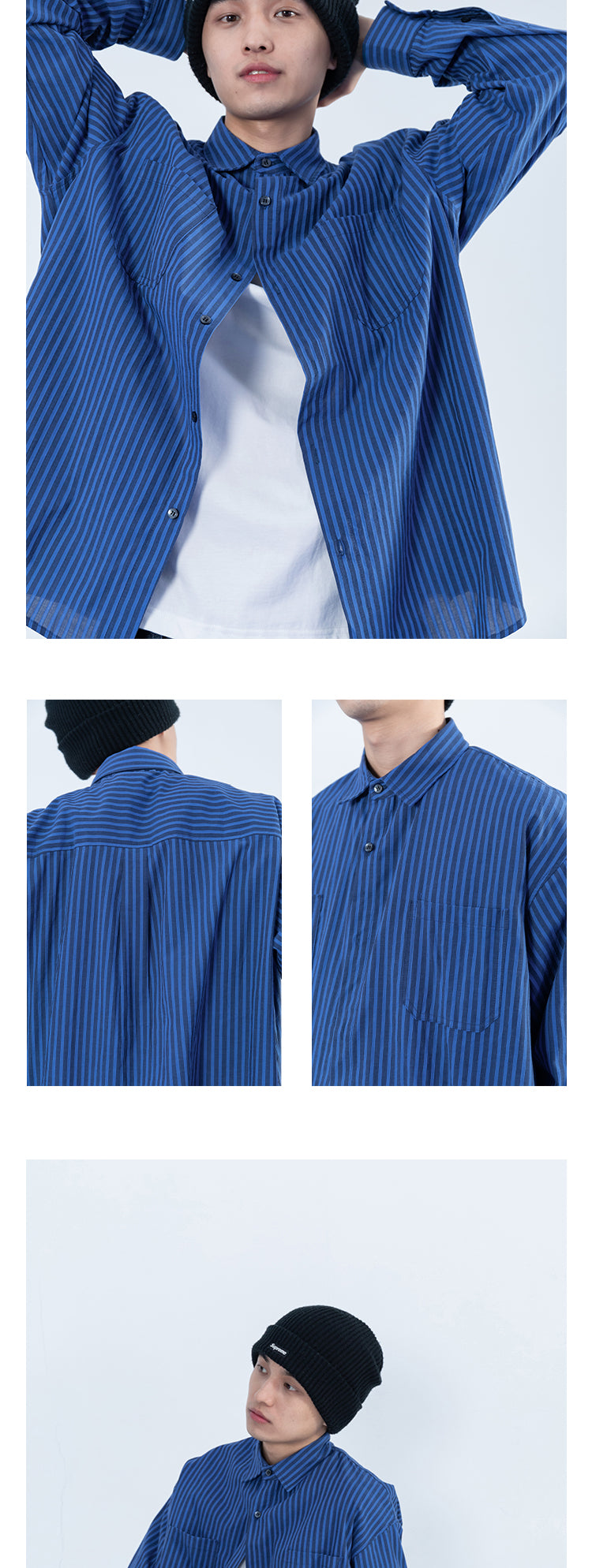 Striped Long-Sleeved Shirt