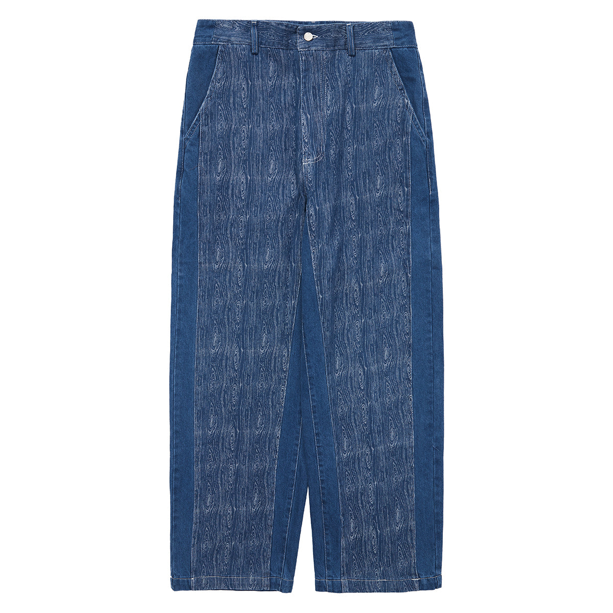 Tree Pattern Jacquard Washed Pants