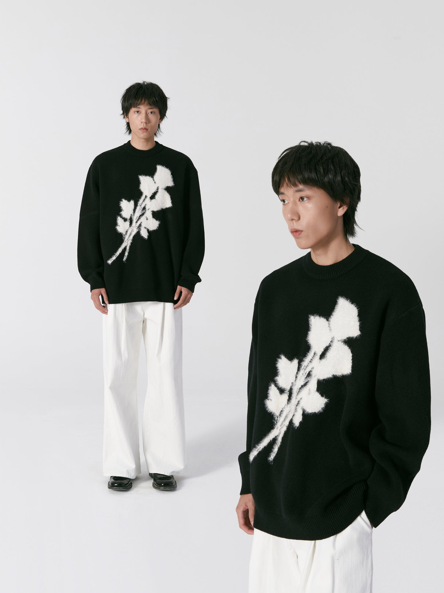 Mink Embroidered Sweater