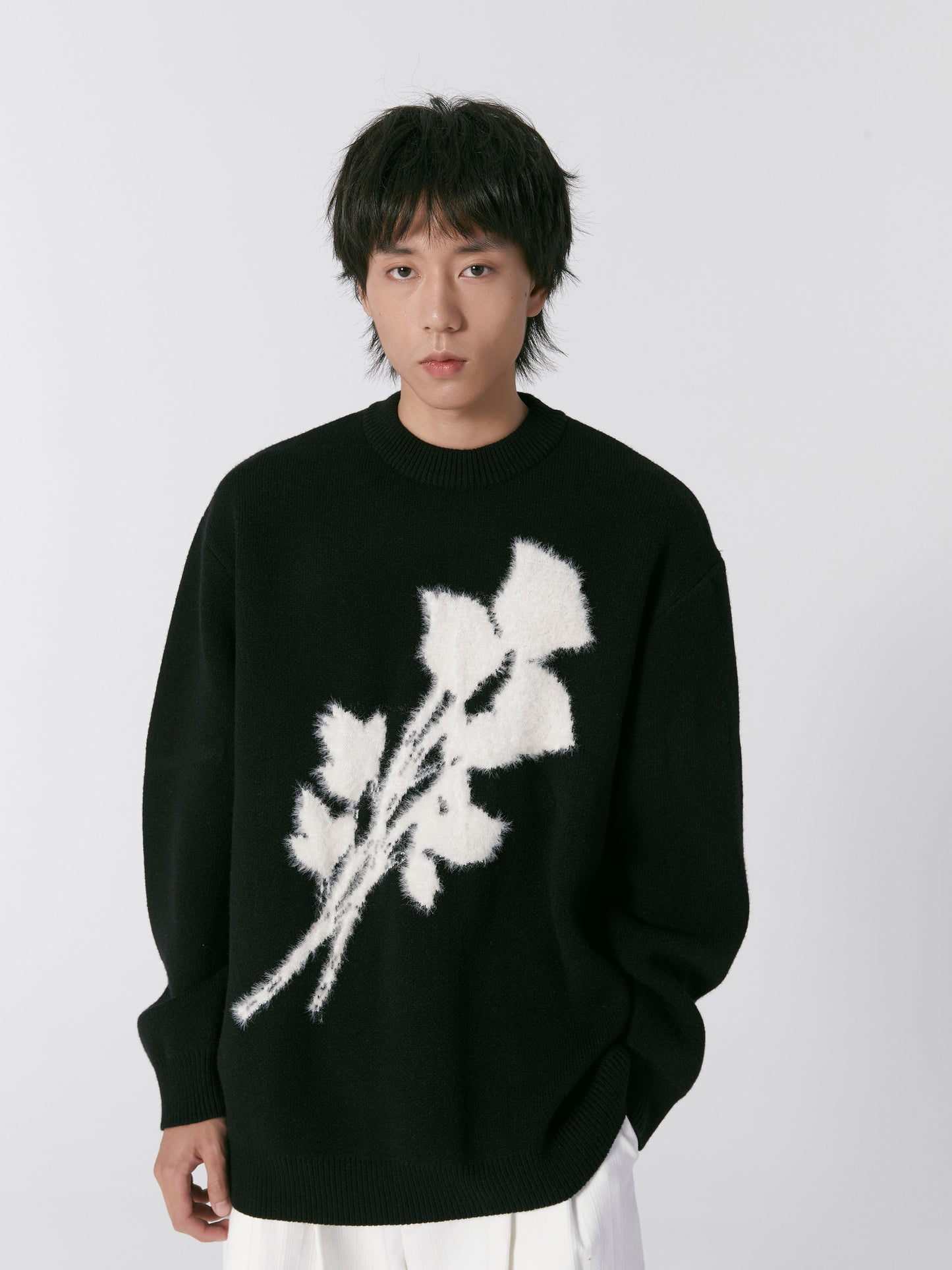 Mink Embroidered Sweater