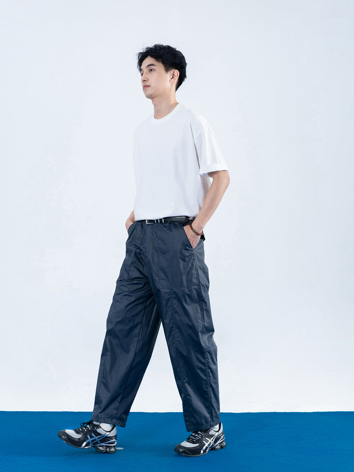 SS23 Washed Matte Wave Casual Pants