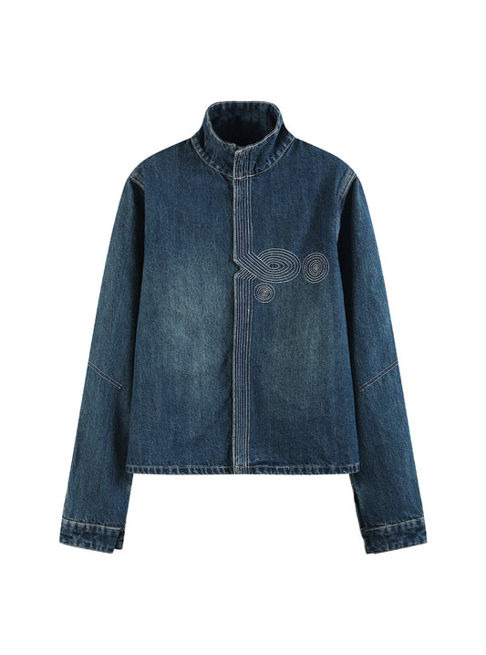 Agdal Geometry Denim