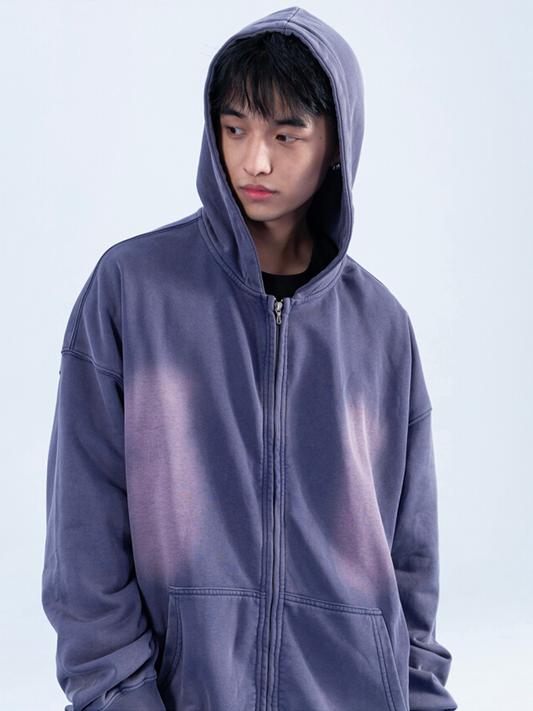 SS23 Washed Purple Sweater Jacket