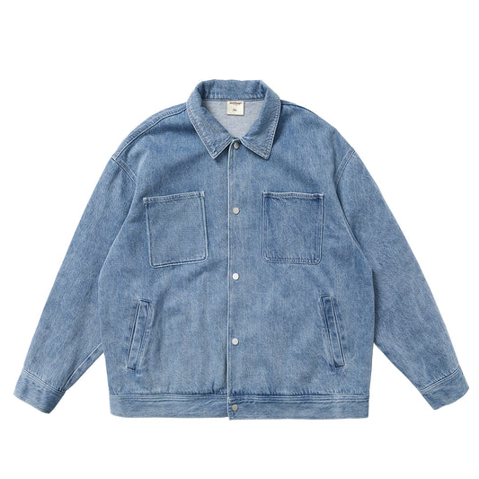 Topstitch Denim Versatile Jacket - SS23