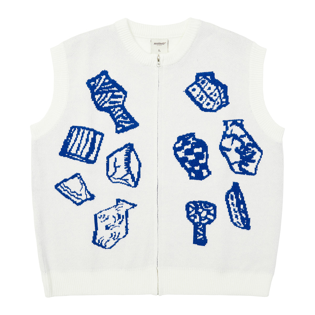 Porcelain Series Sweater Knitted Vest - Mentmate