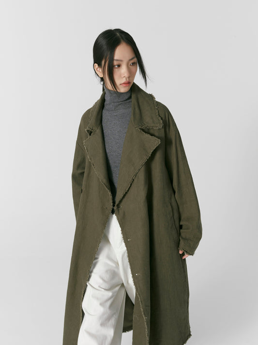 Wasteland Long Linen Suit Jacket - Mentmate