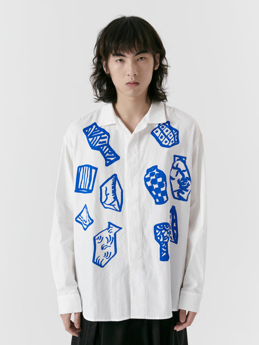 Porcelain Series Printed Shirt